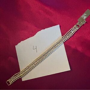 18K Gold Layered Bracelet with Cubit Zirconia